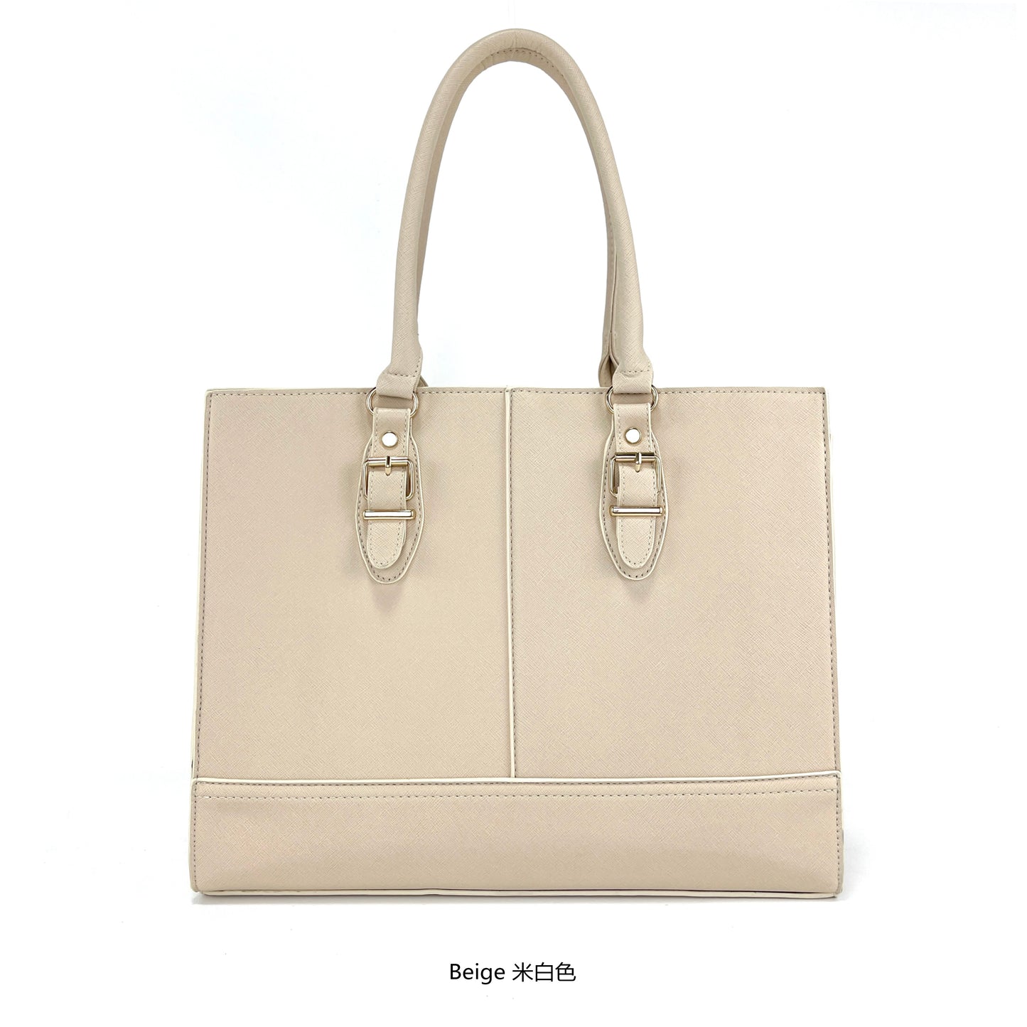 Miss Susan 15.6 Inch Camel Tote Bag – Stylish Women Work & Office Handbag 1030