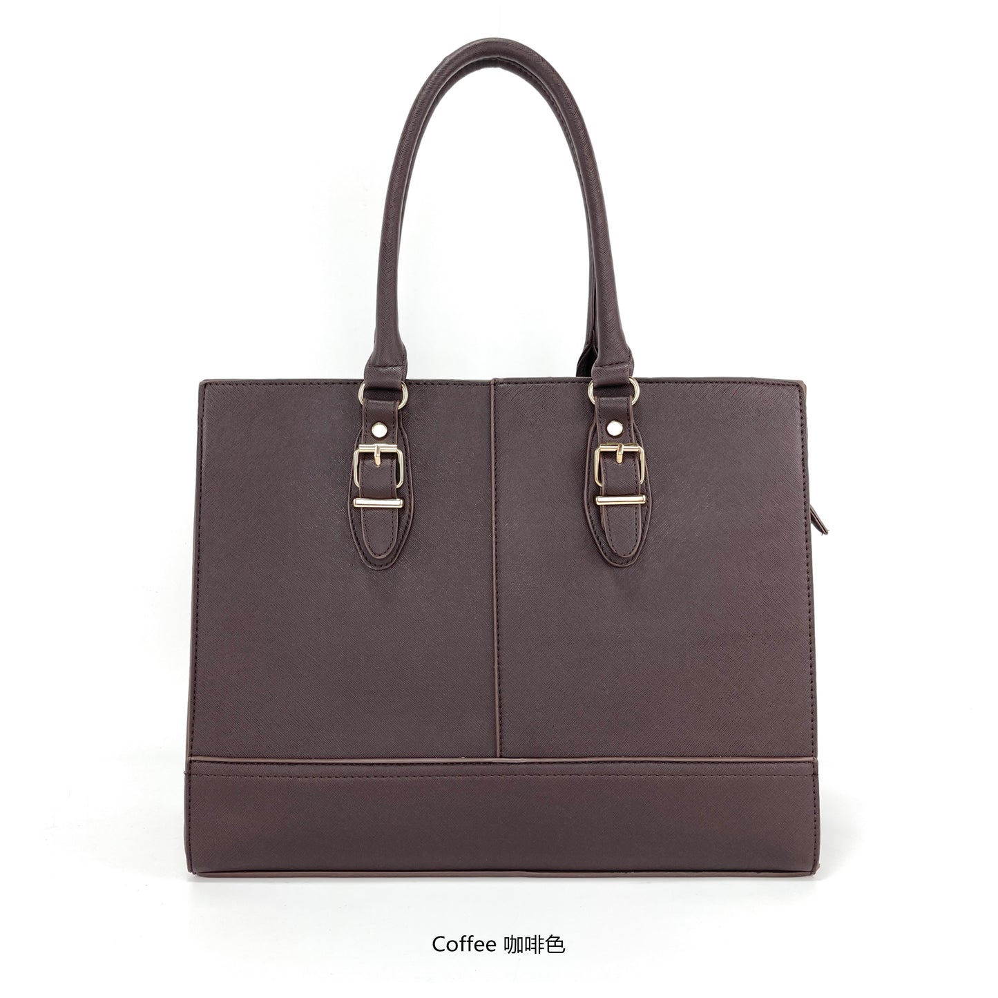 Miss Susan 15.6 Inch Camel Tote Bag – Stylish Women Work & Office Handbag 1030