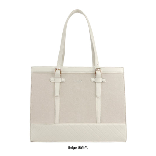 Miss Susan Tote Bag – Elegant Women Handbag & 15.6 Inch Laptop Tote 1029