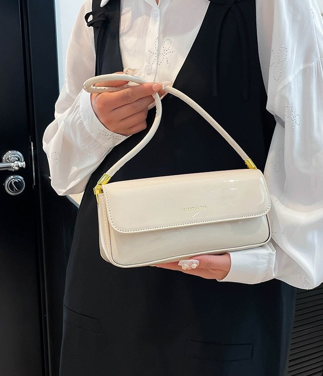 KEKEDOU & BAG Patent Leather Shoulder Bag – Elegant Mini Handbag for Women 2512
