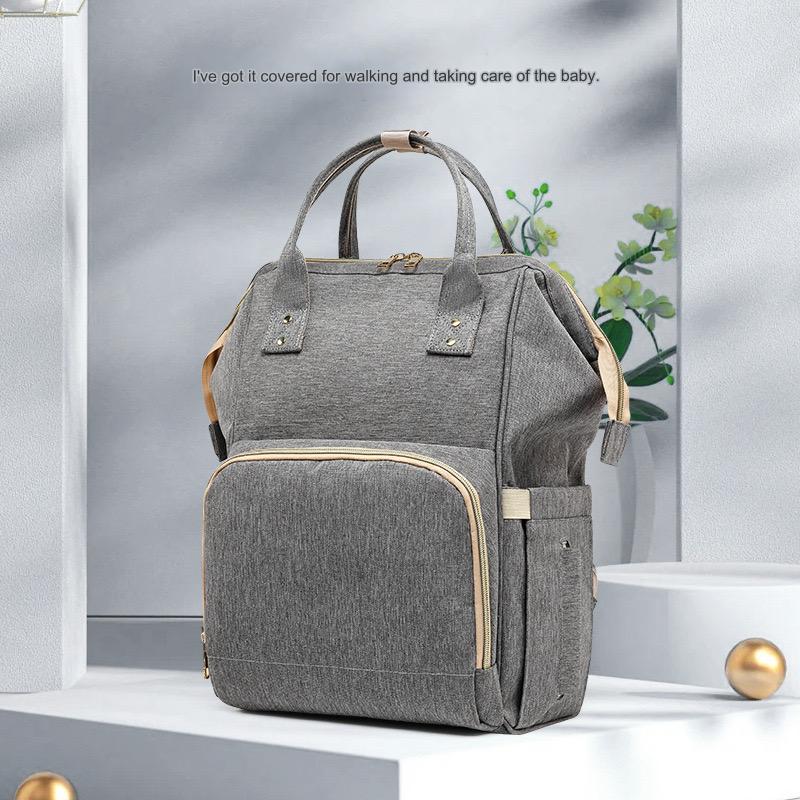 Grey Diaper Bag, Baby Nappy Changing Bag 4125 GALAXY BAGS
