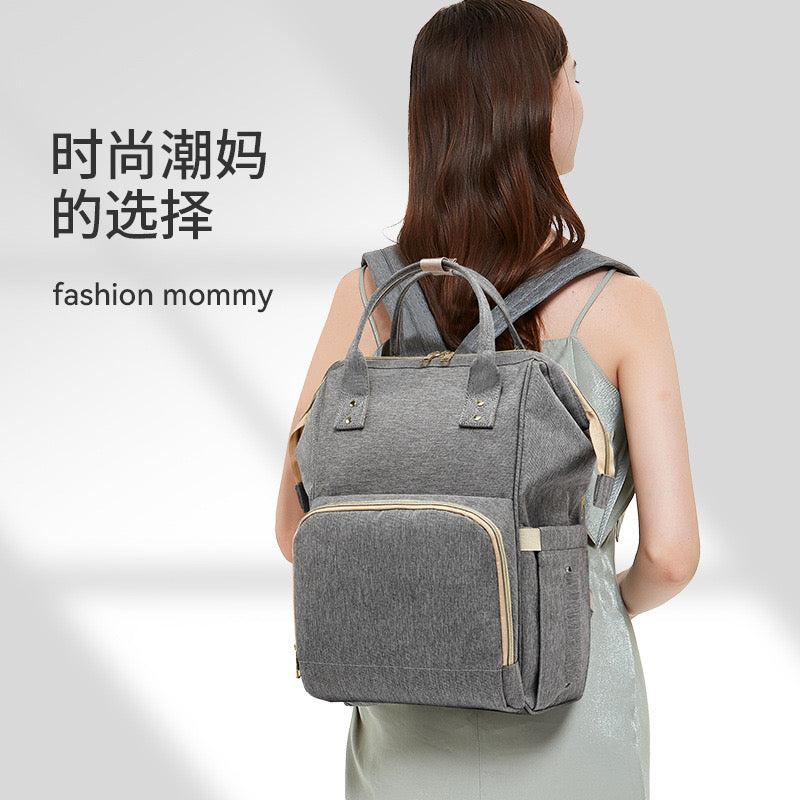 Grey Diaper Bag, Baby Nappy Changing Bag 4125 GALAXY BAGS