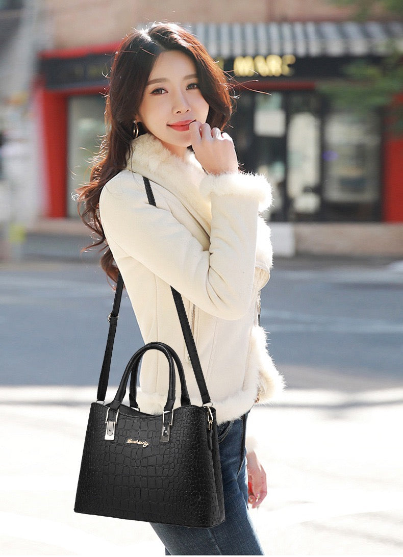 Black Branded Purse 671 GALAXY BAGS