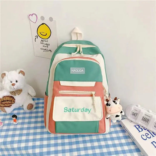 Imported Quality Ladies BackPack with tadybear 1233 GALAXY BAGS
