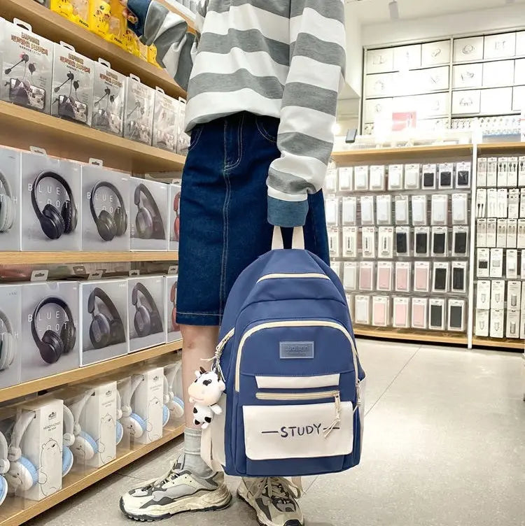 Imported Quality Ladies BackPack with tadybear 1233 GALAXY BAGS