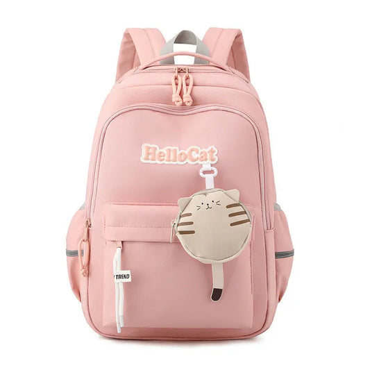 Maroon valvet & Leather Backpacks For women-Chic Zipper Closure Backpack 557-2 GALAXY BAGS