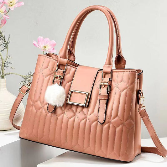 Dark Pink Ladies Handbags 8820-1 GALAXY BAGS