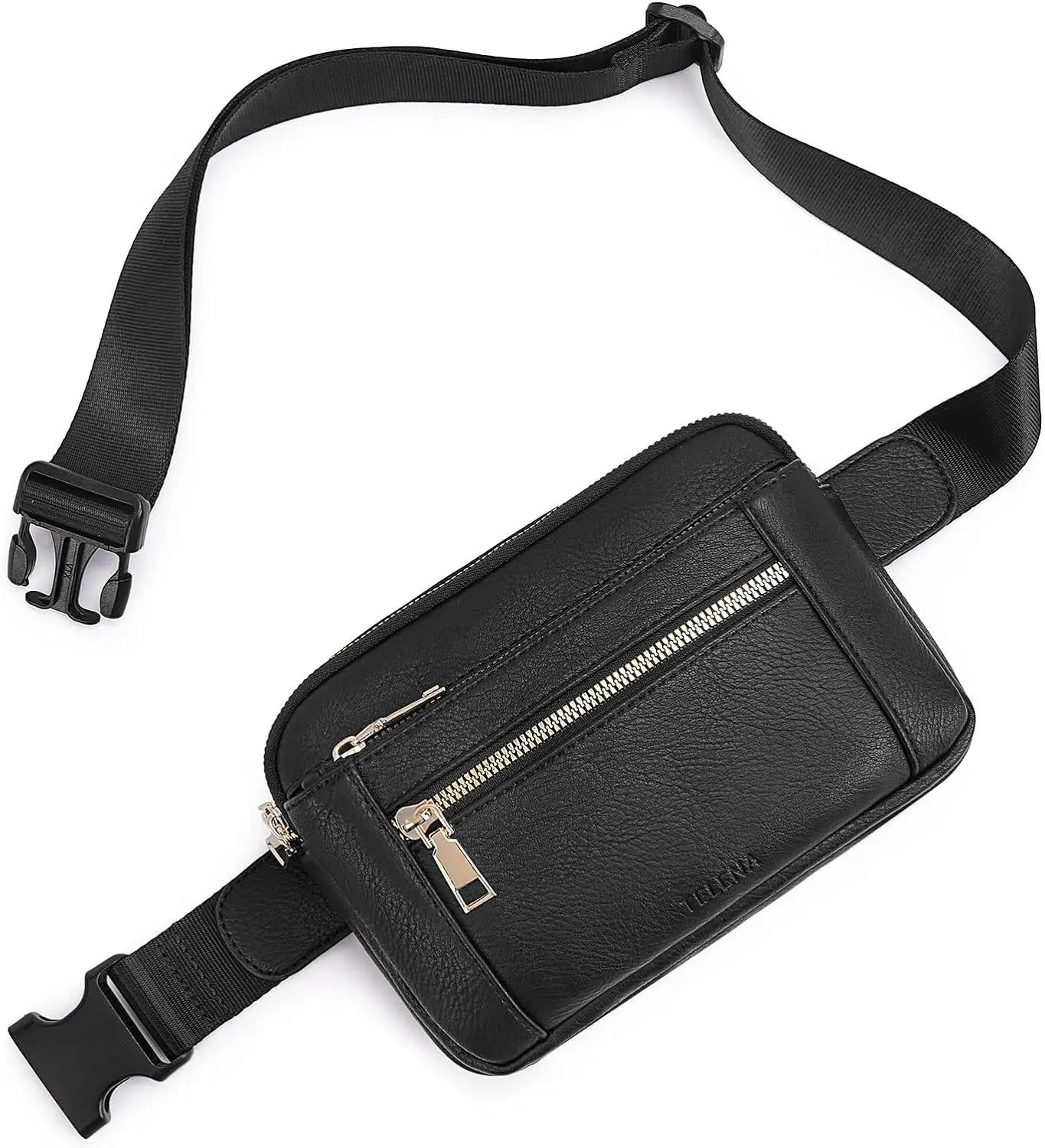 Premium Leather Fanny Pack - Lightweight Waist Bag with Adjustable Belt GALAXY BAGS