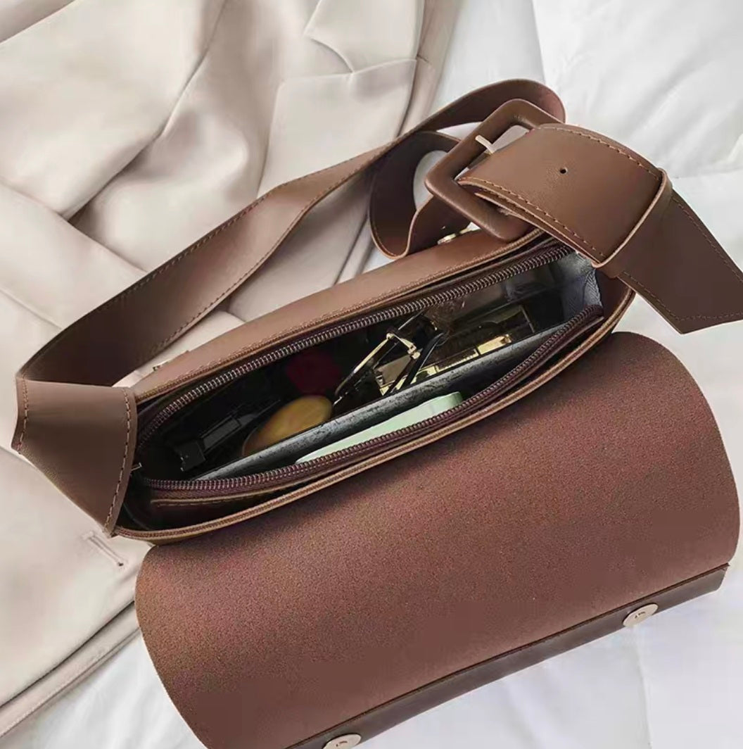 Black Ladies Soft Leather Bag 603 GALAXY BAGS