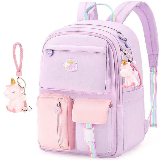 Purple  School back pack For Women 4224