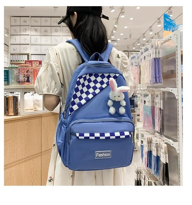 Blue School & College Backpack sale For Girls 4216 GALAXY BAGS