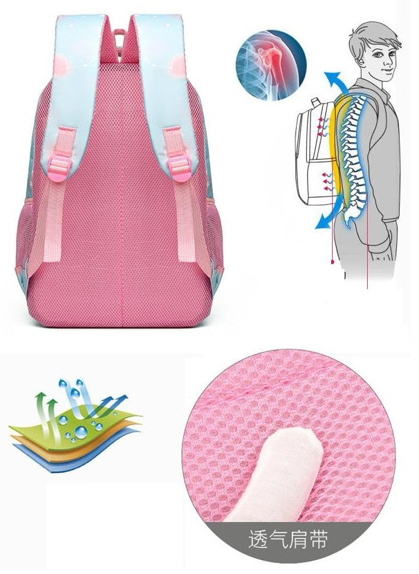 Blue School Bag For Kids 4227 GALAXY BAGS