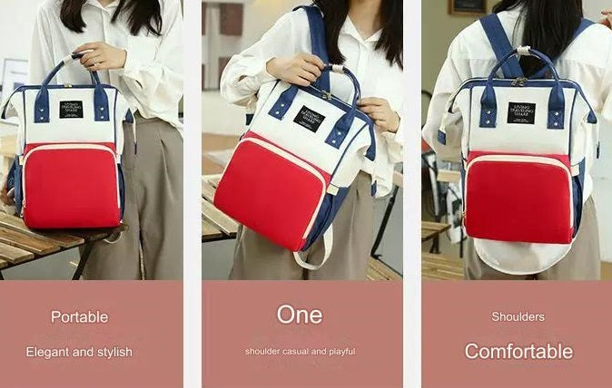 Travel Backpack Nursing Bag for Baby Care Women's Fashion Bag MJ260 GALAXY BAGS