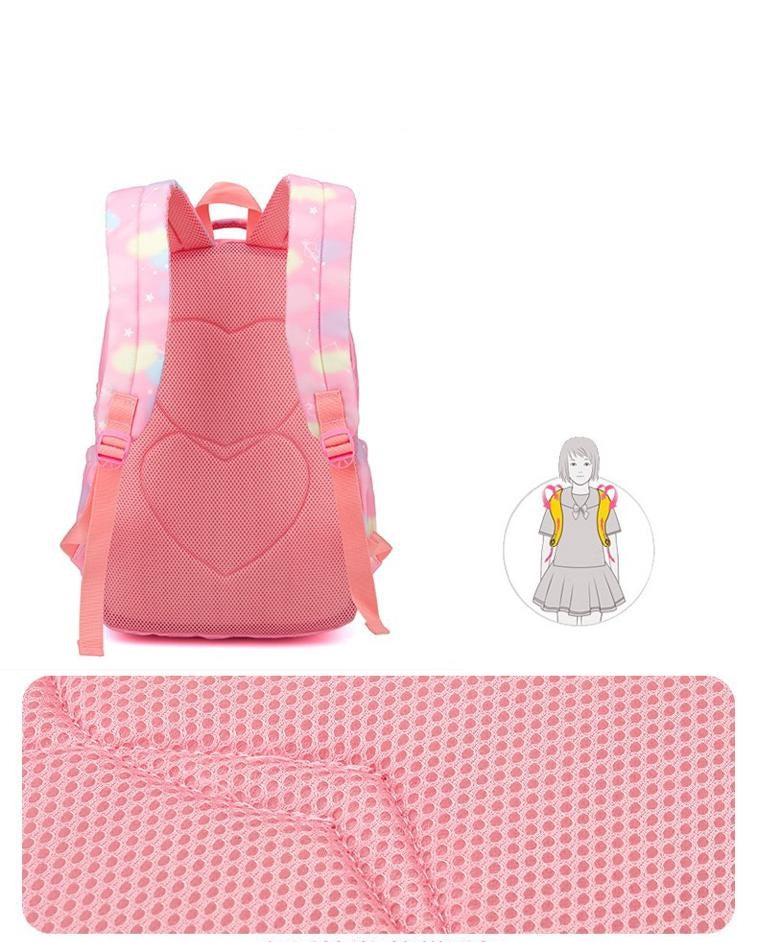 Blue School back pack For Women 4226 GALAXY BAGS