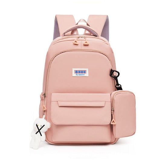 Stylish Backpack With Pouch For Kids and Women 8039 GALAXY BAGS