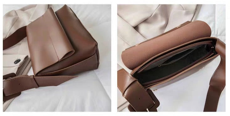 Black Ladies Soft Leather Bag 603 GALAXY BAGS