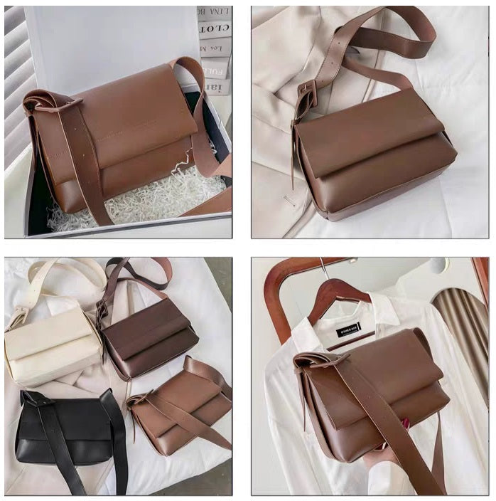 Black Ladies Soft Leather Bag 603 GALAXY BAGS